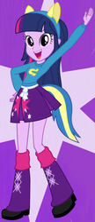 Size: 438x1013 | Tagged: safe, screencap, twilight sparkle, equestria girls, g4, boots, clothes, female, outfit catalog, shoes, skirt, socks, solo, sweater, twilight sparkle (alicorn), wondercolts