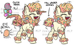 Size: 1024x618 | Tagged: safe, artist:zowiestardust-mlp, oc, oc only, adoptable, solo, watermark