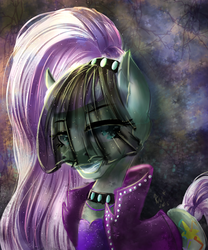 Size: 1000x1200 | Tagged: safe, artist:karmamoonshadow, coloratura, g4, the mane attraction, bust, countess coloratura, female, grin, solo