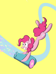 Size: 2448x3264 | Tagged: safe, artist:lilfunkman, pinkie pie, g4, female, high res, partillery, party cannon, solo