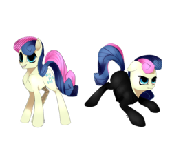 Size: 2600x2200 | Tagged: safe, artist:annashamster, bon bon, sweetie drops, earth pony, pony, g4, slice of life (episode), bon bond, catsuit, female, high res, secret agent sweetie drops, simple background, solo, transparent background