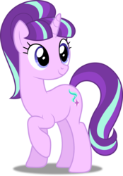 Size: 3484x5000 | Tagged: safe, artist:dashiesparkle, artist:kysss90, starlight glimmer, pony, unicorn, g4, the cutie map, .svg available, absurd resolution, cute, female, glimmerbetes, mare, ponyscape, raised hoof, s5 starlight, simple background, smiling, solo, transparent background, vector