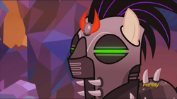 Size: 1920x1080 | Tagged: safe, screencap, ivory, ivory rook, crystal pony, pony, g4, the cutie re-mark, crystal war timeline, discovery family logo, mind control, solo, sombra soldier