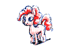 Size: 320x240 | Tagged: safe, artist:mon311, pinkie pie, g4, animated, cute, female, flipnote, frame by frame, missing cutie mark, pronking, solo