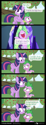 Size: 640x1720 | Tagged: safe, artist:dm29, spike, starlight glimmer, twilight sparkle, alicorn, pony, g4, the cutie re-mark, comic, female, mare, sweet apple acres, that was fast, twilight sparkle (alicorn), you had one job