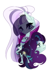 Size: 3508x4961 | Tagged: safe, artist:basykail, coloratura, g4, the mane attraction, absurd resolution, countess coloratura, female, simple background, solo