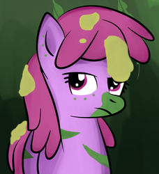 Size: 881x965 | Tagged: safe, artist:berrypunchrules, berry punch, berryshine, g4, the cutie re-mark, alternate timeline, chrysalis resistance timeline, female, solo, war paint