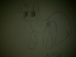 Size: 2592x1944 | Tagged: safe, artist:yatetiemeng, twilight sparkle, g4, female, solo, traditional art