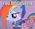 Size: 752x634 | Tagged: safe, edit, edited screencap, screencap, rainbow dash, g4, the cutie re-mark, amputee, apocalypse dash, armor, artificial wings, augmented, crystal war timeline, female, image macro, injured, mechanical wing, meme, prosthetic limb, prosthetic wing, prosthetics, reaction image, scar, solo, torn ear, war, wings