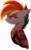 Size: 693x1101 | Tagged: safe, artist:uunicornicc, rainbow dash, pegasus, pony, g4, the cutie re-mark, alternate timeline, amputee, apocalypse dash, artificial wings, augmented, backlighting, bust, clothes, crystal war timeline, eye scar, female, frown, mare, mechanical wing, profile, prosthetic limb, prosthetic wing, prosthetics, scar, simple background, solo, torn ear, transparent background, uniform, wings