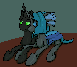 Size: 250x218 | Tagged: safe, artist:graytr, oc, oc only, oc:firefly nightglow, oc:synch, changeling, cute, female, green changeling, male, nuzzling, picture for breezies
