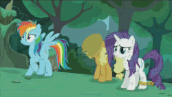 Size: 480x270 | Tagged: safe, screencap, applejack, queen chrysalis, rainbow dash, rarity, spike, twilight sparkle, zecora, alicorn, changeling, changeling queen, pony, zebra, g4, the cutie re-mark, absurd file size, absurd gif size, alternate timeline, animated, applejack's hat, applejack's hat's death, chrysalis resistance timeline, discovery family logo, disguise, disguised changeling, fake applejack, fake rainbow dash, fake rarity, female, hat, mare, resistance leader zecora, transformation, tribal pie, tribalshy, twilight sparkle (alicorn)