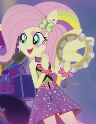 Size: 542x699 | Tagged: safe, screencap, fluttershy, equestria girls, g4, my little pony equestria girls: rainbow rocks, female, outfit catalog, ponied up, rainbow rocks outfit, solo