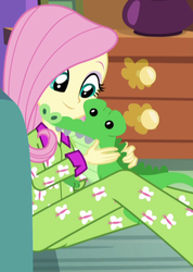 Size: 433x607 | Tagged: safe, screencap, fluttershy, equestria girls, g4, my little pony equestria girls: rainbow rocks, clothes, female, outfit catalog, pajamas, solo