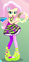 Size: 286x605 | Tagged: safe, screencap, fluttershy, equestria girls, g4, my little pony equestria girls: rainbow rocks, female, outfit catalog, solo