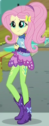 Size: 278x716 | Tagged: safe, screencap, fluttershy, equestria girls, g4, my little pony equestria girls: friendship games, female, outfit catalog, solo