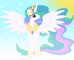 Size: 994x804 | Tagged: safe, artist:star island, princess celestia, g4, female, solo