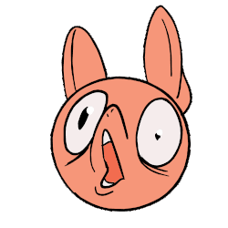 Size: 500x500 | Tagged: safe, artist:pikapetey, animated, head, wat, what the hell petey