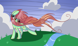 Size: 3400x2000 | Tagged: safe, artist:starlightlore, oc, oc only, oc:artline, high res, windswept mane