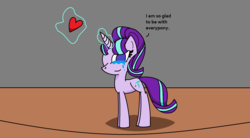 Size: 1884x1038 | Tagged: safe, artist:thechaoticnerd, starlight glimmer, g4, the cutie re-mark, crying, cute, female, heart, solo