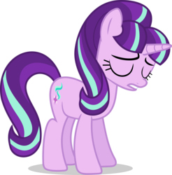 Size: 9000x9160 | Tagged: safe, artist:luckreza8, starlight glimmer, g4, the cutie re-mark, .svg available, absurd resolution, eyes closed, female, inkscape, s5 starlight, sad, sad face, sadlight glimmer, simple background, solo, transparent background, vector