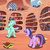 Size: 5000x5000 | Tagged: safe, artist:overlord103, derpy hooves, lyra heartstrings, twilight sparkle, pony, unicorn, g4, absurd resolution, bipedal, book, bookshelf, butt, duo, female, fingers, golden oaks library, hand, lyra's humans, magic, mare, plot, that pony sure does love hands, transformation, unicorn twilight