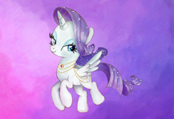 Size: 1200x820 | Tagged: safe, artist:kyle23emma, rarity, alicorn, pony, g4, alicornified, fabulous, female, necklace, race swap, raricorn, solo, sparkly mane