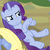 Size: 369x372 | Tagged: safe, screencap, applejack, rarity, g4, three's a crowd, blue flu, outfit catalog