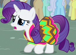 Size: 554x404 | Tagged: safe, screencap, rarity, g4, magic duel, clothes, dress, outfit catalog