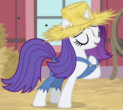 Size: 717x642 | Tagged: safe, screencap, rarity, pony, unicorn, g4, season 4, simple ways, alternate hairstyle, clothes, female, outfit catalog, rarihick, solo, tail, tail hole