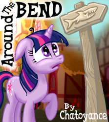 Size: 250x280 | Tagged: safe, artist:chatoyance, twilight sparkle, g4, cover, fanfic, fanfic art, fanfic cover