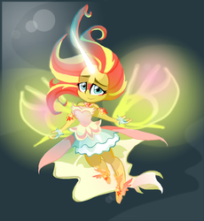 Size: 1024x1111 | Tagged: safe, artist:onewingart, sunset shimmer, equestria girls, g4, my little pony equestria girls: friendship games, daydream shimmer, female, solo