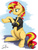 Size: 1500x2000 | Tagged: safe, artist:silfoe, sunset shimmer, pony, unicorn, equestria girls, g4, clothes, female, jacket, solo