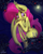 Size: 1181x1486 | Tagged: safe, artist:failprofile, fluttershy, bat pony, anthro, g4, female, flutterbat, solo