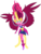 Size: 6582x8700 | Tagged: safe, artist:mixiepie, pinkie pie, equestria girls, g4, my little pony equestria girls: friendship games, absurd resolution, alternate universe, amulet, bare shoulders, clothes, dark side, dress, female, fingerless gloves, gloves, horn, midnight sparkle, midnight-ified, necklace, paint tool sai, simple background, sleeveless, solo, strapless, transparent background, vector, wings, xk-class end-of-the-world scenario