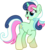 Size: 8358x9261 | Tagged: safe, artist:osipush, bon bon, lyra heartstrings, sweetie drops, pony, unicorn, g4, absurd resolution, background pony, female, fusion, fusion:bon bon, fusion:lyra heartstrings, lyrabon (fusion), open mouth, raised hoof, simple background, solo, transparent background, vector, we have become one, what has magic done