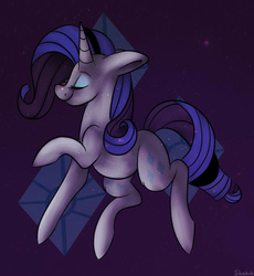 Size: 607x659 | Tagged: safe, artist:dweebpone, rarity, pony, unicorn, g4, cutie mark background, eyes closed, female, mare, raised hoof, smiling, solo, three quarter view