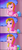 Size: 480x1080 | Tagged: safe, screencap, rarity (g3), caterpillar, pony, unicorn, g3, the runaway rainbow, horn, lidded eyes, princess rarity