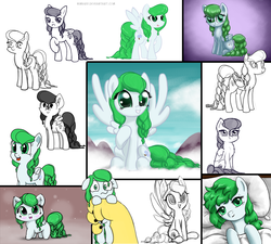 Size: 1684x1514 | Tagged: safe, artist:nimaru, oc, oc only, oc:winter willow, solo, style emulation