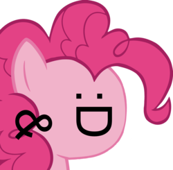 Size: 1391x1365 | Tagged: safe, pinkie pie, g4, :d &, emoticon, emoticon face