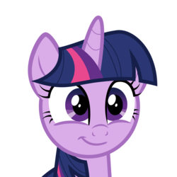 Size: 5000x5000 | Tagged: safe, artist:lunahazacookie, twilight sparkle, alicorn, pony, g4, the cutie re-mark, absurd resolution, adorable face, cute, female, friends are always there for you, mare, portrait, simple background, smiling, solo, transparent background, twiabetes, twilight sparkle (alicorn), vector