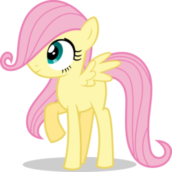 Size: 8000x8009 | Tagged: safe, artist:luckreza8, fluttershy, g4, the cutie re-mark, .svg available, absurd resolution, cute, female, filly, filly fluttershy, foal, inkscape, raised hoof, shyabetes, simple background, solo, transparent background, vector, younger