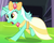 Size: 585x468 | Tagged: safe, screencap, lyra heartstrings, smooze, g4, make new friends but keep discord, my little pony: friendship is magic, clothes, cropped, dress, gala dress, running