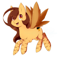 Size: 1203x1143 | Tagged: artist needed, safe, oc, oc only, oc:black thunder, pegasus, pony, cute, female, flying, mare, open mouth, smiling