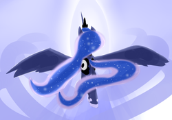 Size: 1000x700 | Tagged: safe, artist:lunar-march, princess luna, g4, female, solo