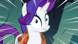 Size: 1366x768 | Tagged: safe, screencap, rarity, a dog and pony show, g4, female, shocked, solo