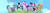 Size: 1352x346 | Tagged: safe, screencap, coloratura, limestone pie, marble pie, moondancer, starlight glimmer, tree hugger, twilight sparkle, alicorn, pony, equestria daily, g4, banner, female, mare, twilight sparkle (alicorn)