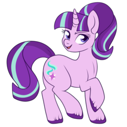 Size: 500x500 | Tagged: safe, artist:lulubell, starlight glimmer, g4, female, simple background, solo, transparent background