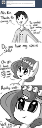 Size: 580x1740 | Tagged: safe, artist:tjpones, oc, oc only, oc:brownie bun, human, horse wife, ask, comic, cute, dialogue, fire, monochrome, pure unfiltered evil, reflection, slice of life, speech bubble, the fire in her eyes, this will end in fire, this will end in tears, this will end in tears and/or breakfast, this will end in tears and/or death, this will end well, this will not end well, tumblr, xk-class end-of-the-kitchen scenario, xk-class end-of-the-world scenario