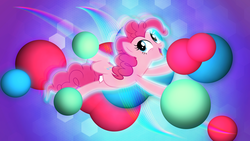 Size: 3840x2160 | Tagged: safe, artist:djdavid98 edits, artist:game-beatx14, pinkie pie, g4, female, high res, solo, wallpaper